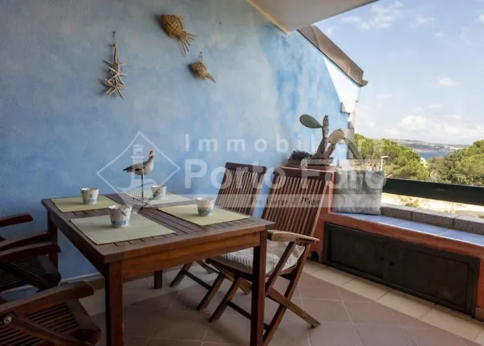 23 Baia Faro - Trilocale Mansardato Con Ampia Terrazza Vista Mare Villa Palau
